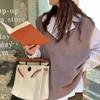 New Loose Fashion Lazy Style Pullover V Neck Waistcoat Sleeveless Knit Vest Sweater Women
