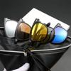 2346 Nouveau Set Rétro de Lunettes de Soleil Homme Carrées Magnétiques à Clip Lunettes de Soleil Monture TR Miding Prescription -0.5 -1.0 -2 à -6