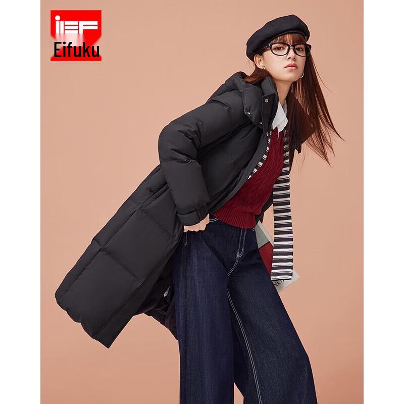 

Женский пуховик IEF 2024 Зима средней длины L