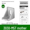 Aluminum 90° Corner Bracket Connector for 4040/2020/3030 Profiles