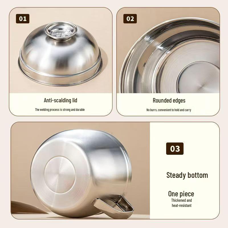 Stainless Steel Double-Layer Lunch Box
