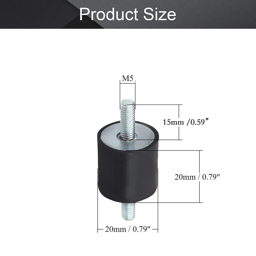 Rubber Vibration Isolator Mount Male Anti M3 M5 M6 Car Bobbin Isolator Damperm Herramientas Ferramentas Parafusadeira