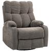 Recliner Chair with Footrest, Lounge Chair, Swivel, Up To 150 Kg, Steel Frame, 88x96x108cm, Light Brown