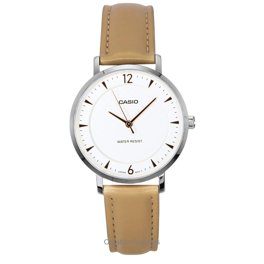 

Casio Standard Analog Leather Strap Cream Dial Quartz LTP-VT04L-7A1 Women s Watch вершковий