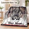 The Babadook Custom Name Flannel Throw Blanket Soft Warm for Sofa Bed Indoor Home Use