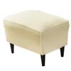 Elastic Wing Chair Cover Stretch Spandex Wingback Sofa Slipcovers Solid Color Wing Armchair Covers with Seat Cushion Covers