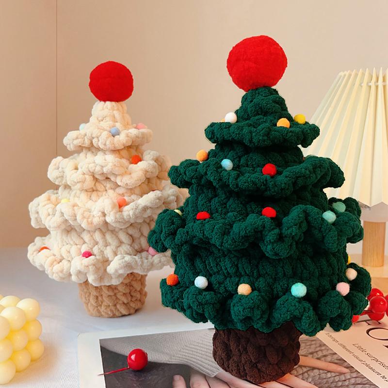Handgestrickter Weihnachtsbaum Geschenk Weihnachtsmann Heiligabend Geschenk Handgefertigt Gehäkelt Bunt Weihnachtsbaum Schlüsselanhänger Autoanhänger