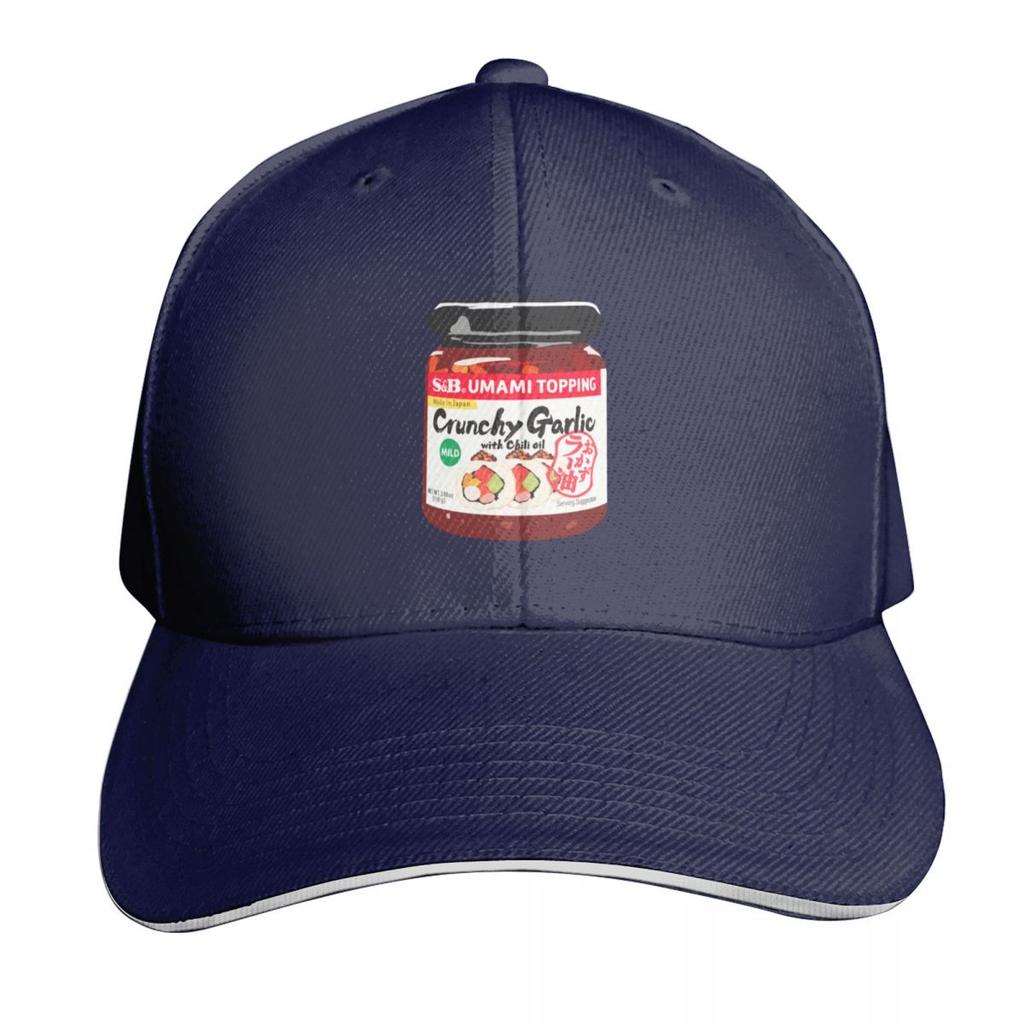Knuspriges Knoblauch-Chili-Öl Basecap Angelkappen Unisex Bergsteigen Rugby Einzigartige Hüte Unisex Damen