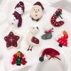 Christmas Cartoon Star Santa Claus Plush Socks and Ornaments - Trendy Clothes and DIY Accessories