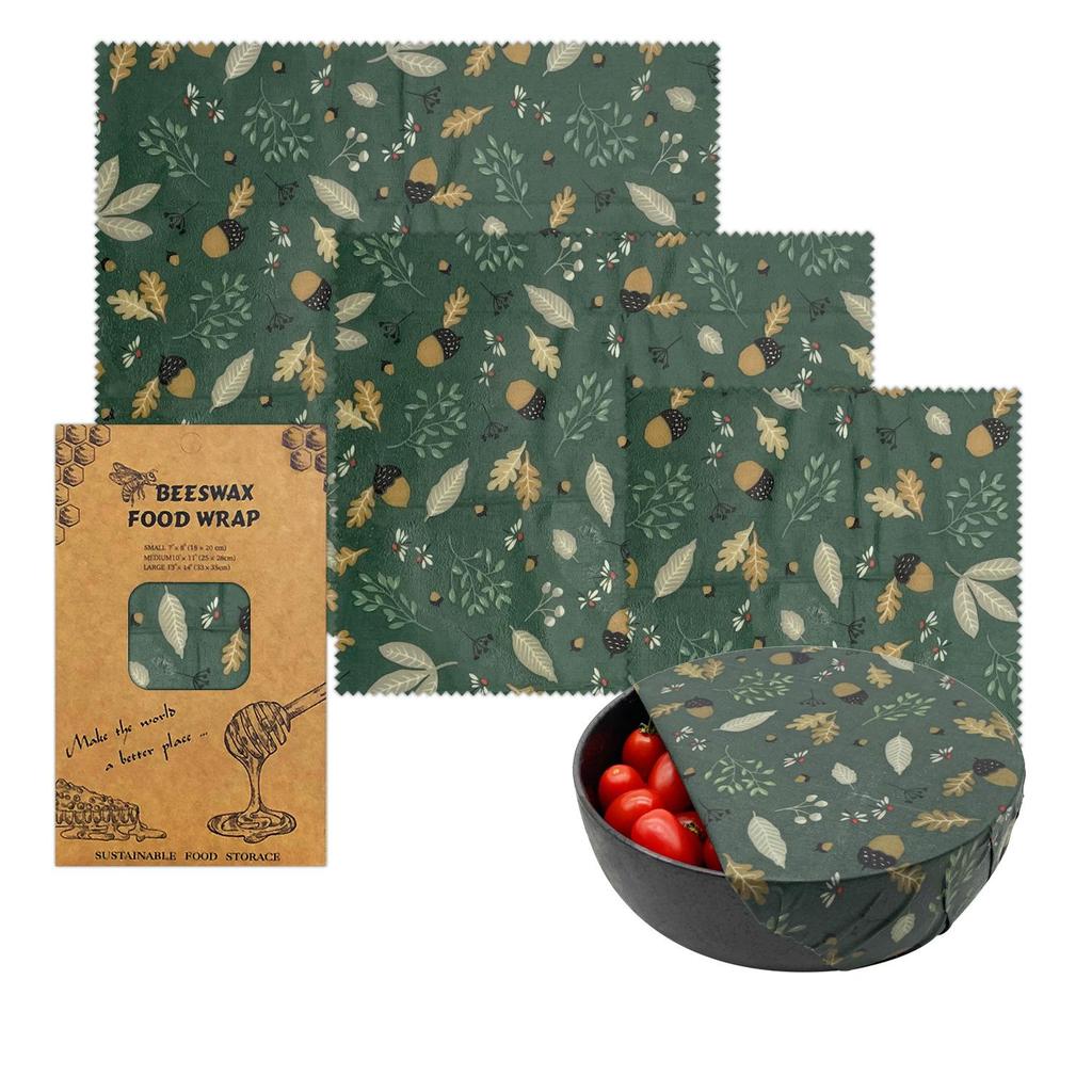 Beeswax Freshness Wrap and Bread Bag – FDA-Approved Food Wax Paper