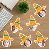 20pcs Birthday Customizable Sombrero Hat Pattern Stickers Boys' and Girls Birthday Parties Cute Stickers Decor