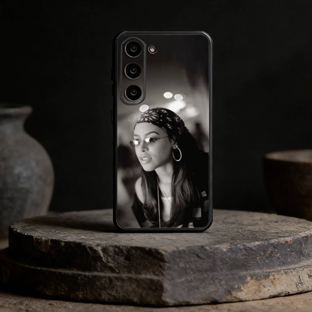 Singer A-AaliyahS hip pop Phone Case For Samsung Galaxy A20,21s,22,31,32,52,53,72,73,80,91 Soft Black Shell