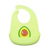 Babador de silicone à prova d'água para bebês - Babador de arroz descartável grande