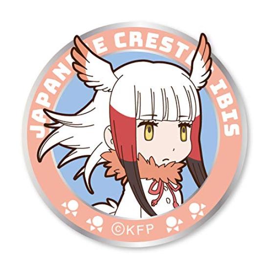 

Kemono Friends Japanese Crested Ibis Detachable Patch (Round Design)