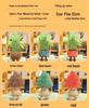 Cartoon Lucky Bamboo and Pine Tree Plush Toy - Office Desk Decoration and Gift