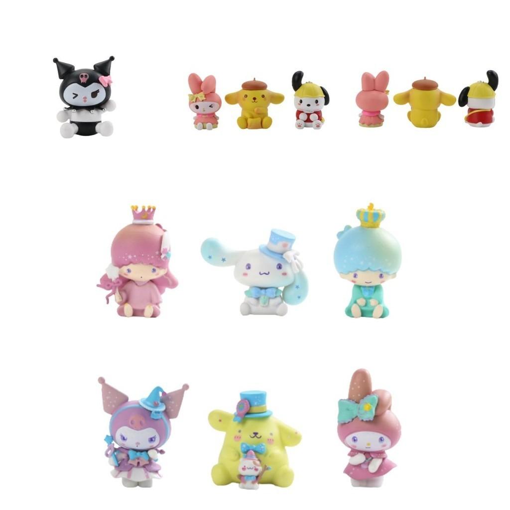 Cute Sanrio My Melody Figure Doll Toy Set For Home Decor And Cake Topping