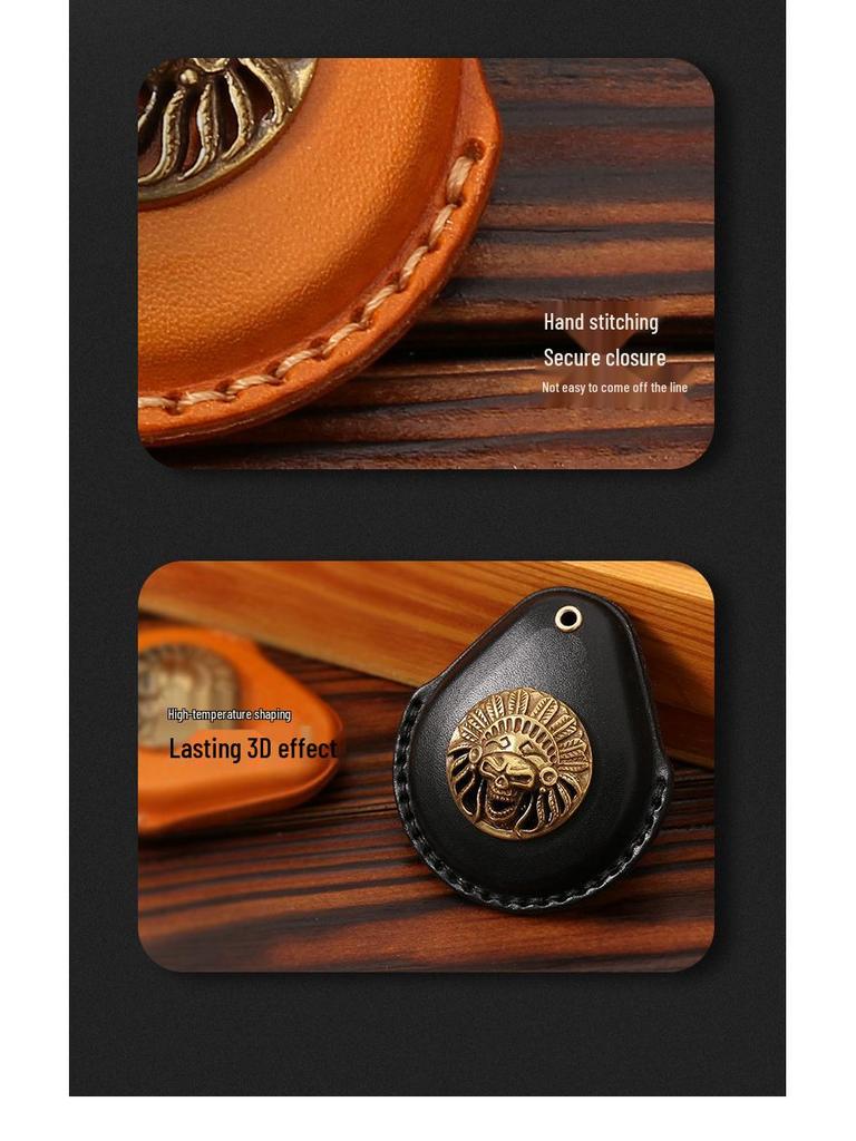 Harley Key Bag for 22 Models: X48 Induction Start Keychain, Key 114 Glider Motorcycle Copper Label Key Cover