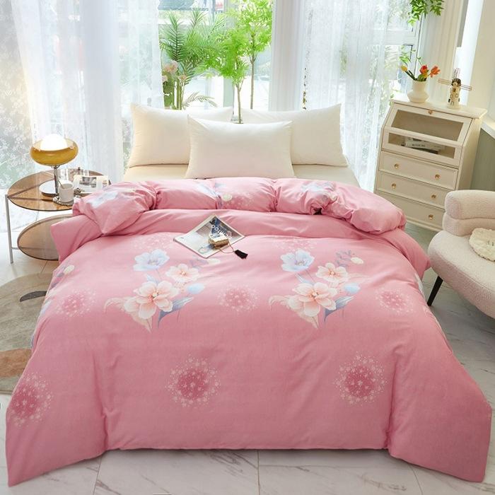 

Новое утолщенное хлопковое пододеяльник с начесом - это простое клетчатое пододеяльник, хлопковое, приятное для кожи и обнаженное пододеяльник для сна 150x200cm