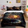 Soleil, lune et étoiles. Ensembles de literie Ensembles de housses de couette Housses de couette Taies d'oreiller(1*Housse de couette 2*Taies d'oreiller sans couette)