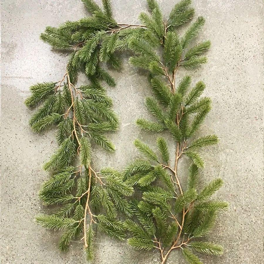 Künstliche Grüne Pflanze Rattan Weihnachtsbaum Girlande Kränze Haus Zimmer Außenhof Wand Party Tür Dekoration Tannenbaum Rattan