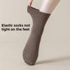 5 Pairs of Girls Spring and Autumn Pure Color Anti Pilling Boneless High Rubber Tube Socks