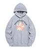 Drawing Flower Hood Light Gray