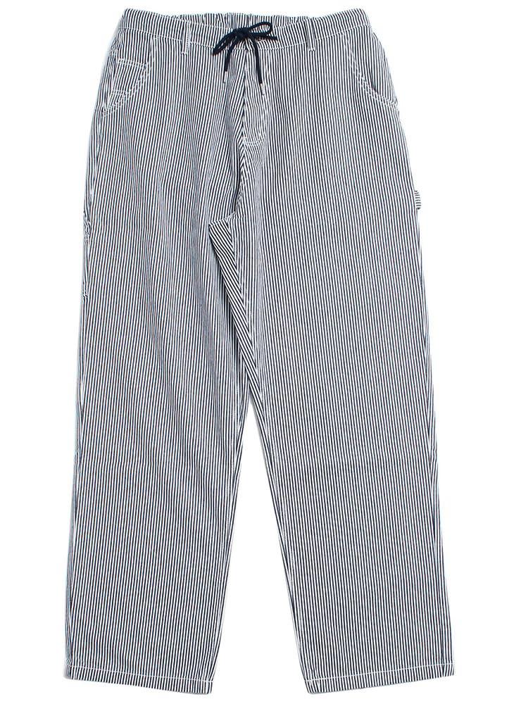 One Colors Denim Loose Denim Painter Size Hickory Men's Wide-Leg Pants, Distressed, Fit, Wide-Leg Jeans, Pants, 3L,