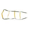 Boat Rope Ladder 4 Steps Foldable UV Protection Reflective Rope Marine Rope Ladder with Stainless Steel Hooks