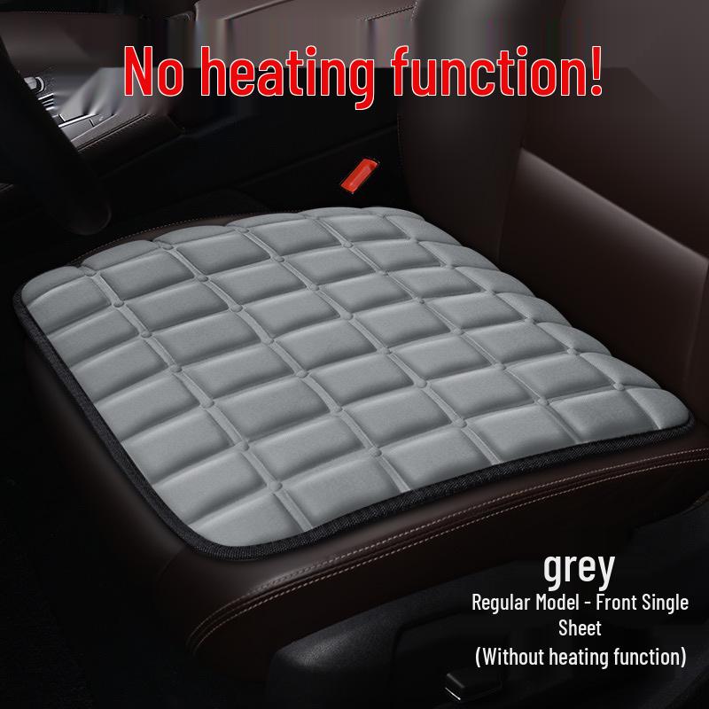 Cross-Grid Heated Car Seat Cushion - Winter Interior Accessory