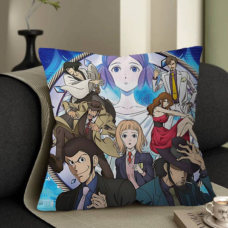 Lupin The Third Pillow Gift Home Office Decoration Bedroom Sofa Car Cushion Cover Case 45x45