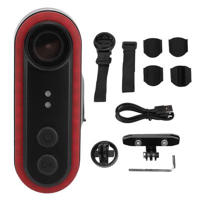 Bike Camera with Tail Light 1080P HD Bike Dash Cam 150 Degrees  Wide View Sports Action Camera Bike Video Camera for