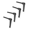 4PCS Metal Machine Knobs Adjustable Fixing Handle M8 Male Thread
