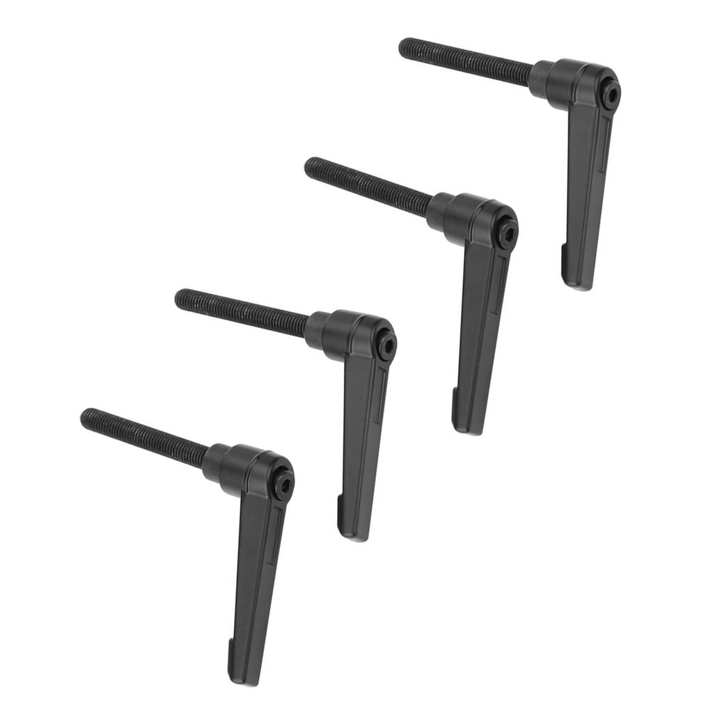 4PCS Metal Machine Knobs Adjustable Fixing Handle M8 Male Thread