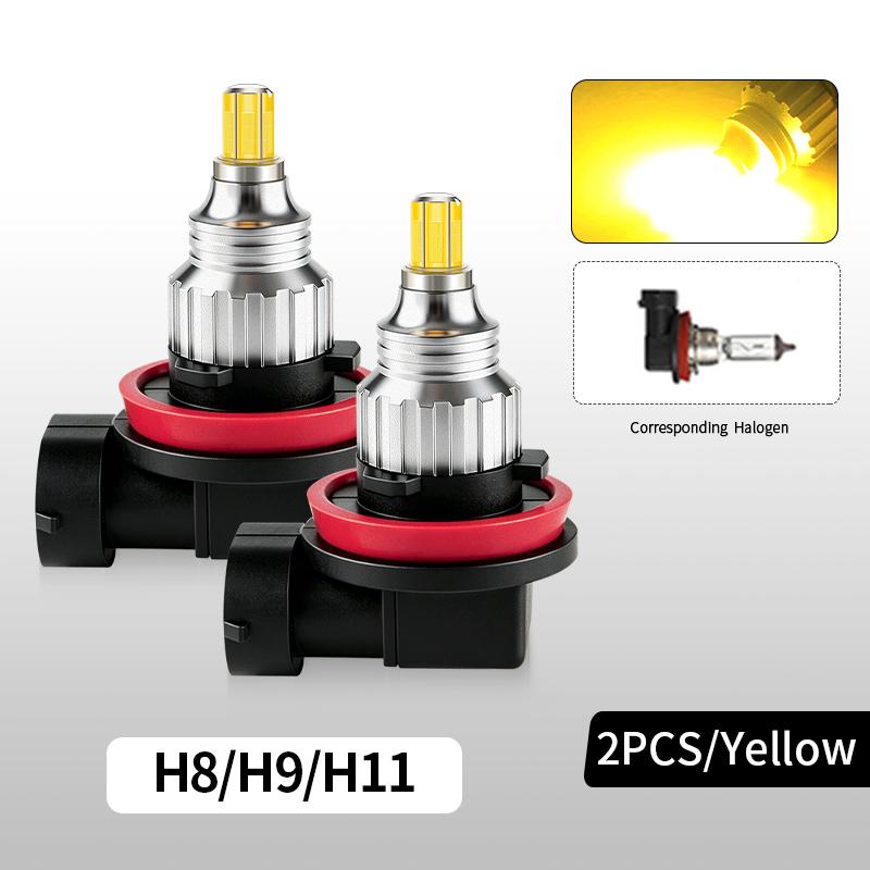 2PCS 30000LM H11 CANBUS H8 Led Bulb CSP For Mitsubishi Outlander Sport Montero Lancer L200 MK4 V80 V93 Automobile Turbo Fog Lamp