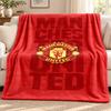 FC Manchester blanket Flannel Blanket Soft Cozy Plush Throw for Sofa Bed Lightweight Home Decoration Outdoor camping
