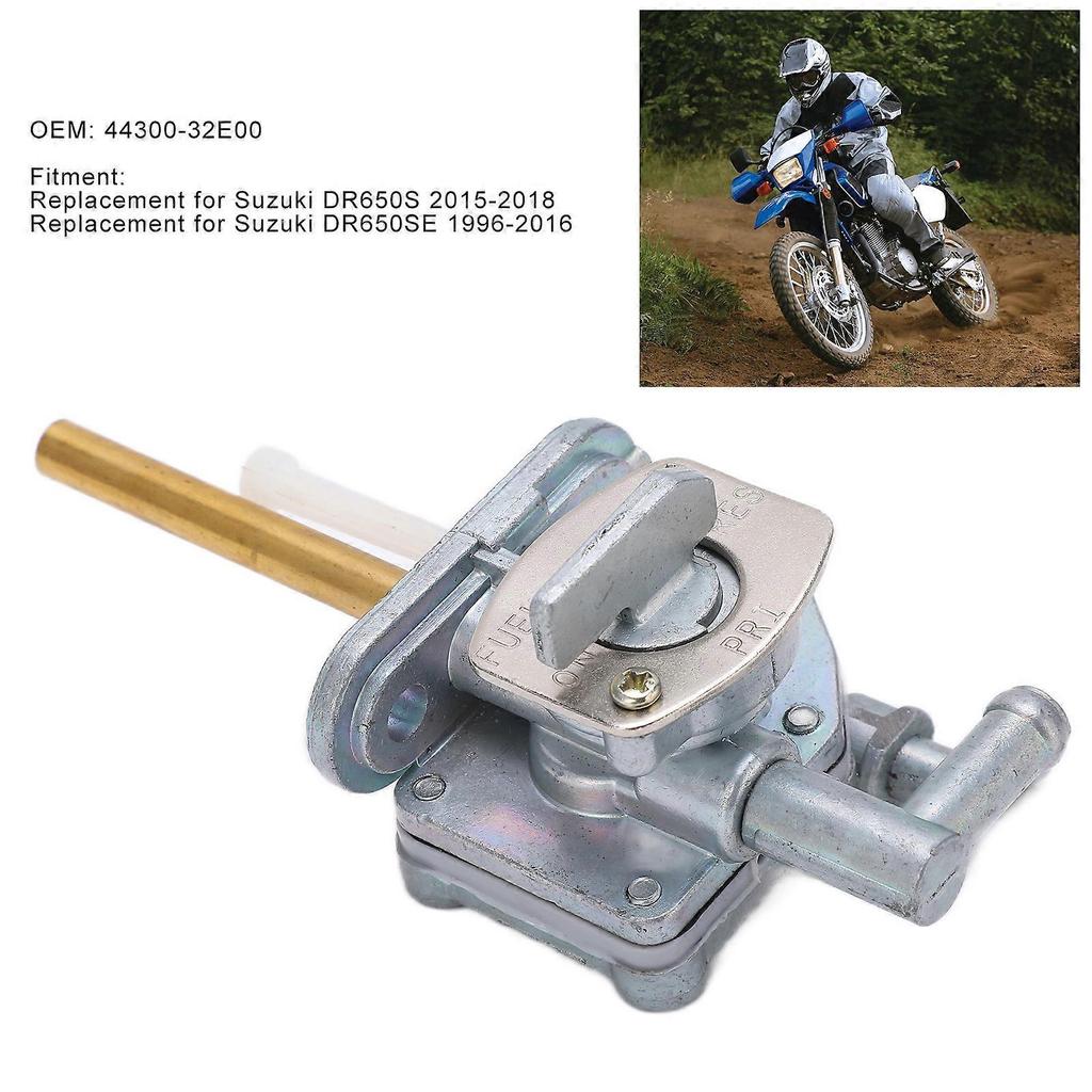 Gas Tank Fuel Petcock Switch Valve 44300?32E00 Aluminium Alloy Replacement for Suzuki DR650S 2015?2018