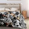 My Hero Academia Anime Characters Super Soft Flannel Throw Blanket 3D-Printed Cartoon Blanket Warm Soft Bedspread Home Decor