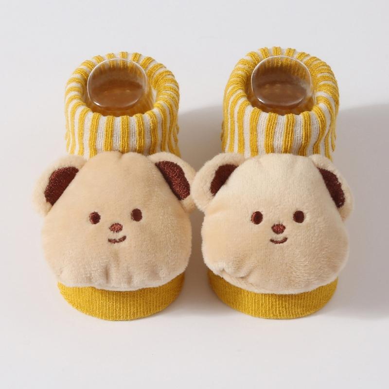 Baumwollstricksocken für Babys mit Zeichentrickfiguren Unisex Babysocken Cartoon-Themenstricksocken für Jungen Mädchen