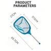 Swimming Pool Leaf Rake Mesh Professional Skimmer Net with 4 Section buckle Pole Cleaning Net Swimming Pool Spa Tool Pool Parts