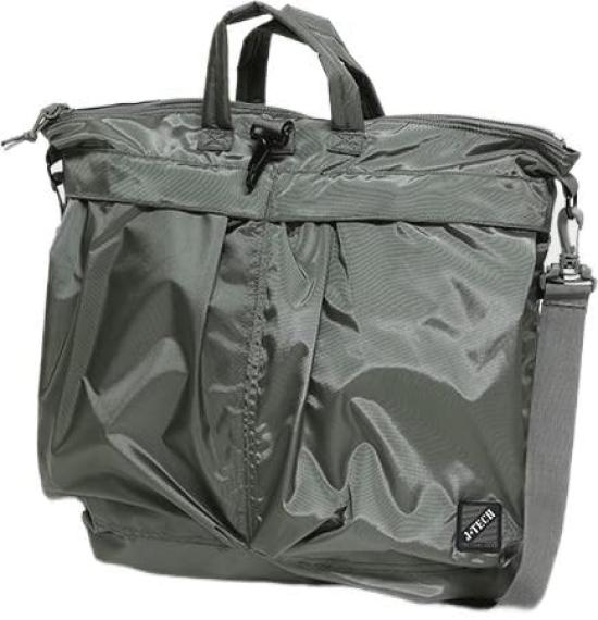US Military Style 1970s Helmet Bag with Shoulder 11L for Air and Survival Use J-TECH Strap, (FOLIAGE GREEN), U.S. Force, Motorcycle, Tactical,