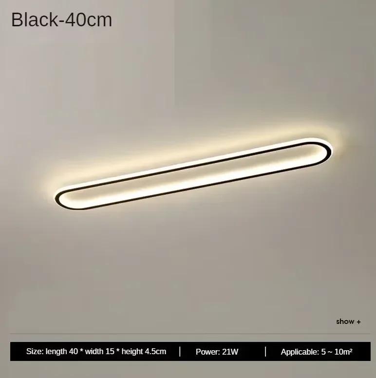 

Modern LED Ceiling Light 40/60/80 Long Strip led Ceiling Lamps For Bedroom Living Rooms Study Illumination Luminaire Lighting Cold White