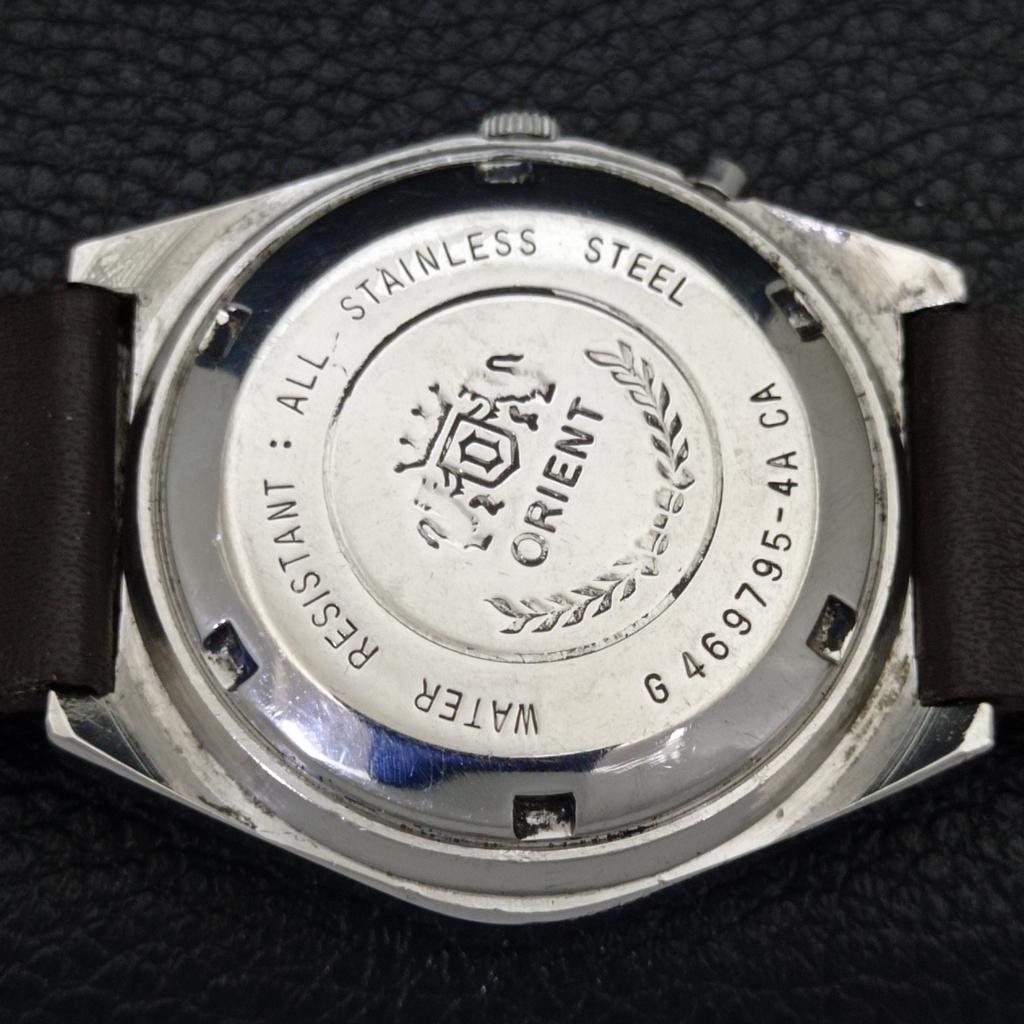 VINTAGE ORIENT CRYSTAL AUTOMATIC 46941 JAPAN MENS ORIGINAL DIAL WATCH A700718-5 R204-a700718