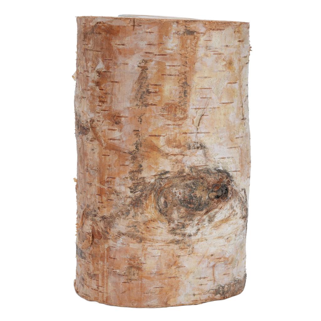 Suport de lumânare din lemn de 15 cm, suport decorativ pentru aromaterapie, suport pentru lumânări cu ciot pentru grădină și casă