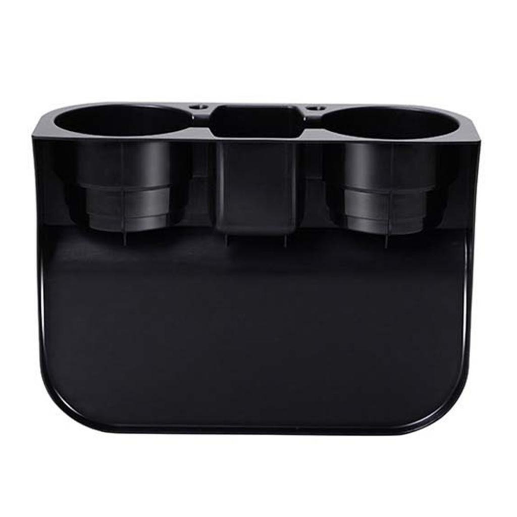 Car Console Cup Holder Multifunctional Sturdy Stable Reliable Stylish Car Seat Phone Crevice Organizer for Cars Black