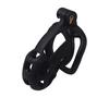 2025 new men's chastity lock black smooth SM erotic men's toy, Valentine's Day gift (purchased separately with chastity lock str