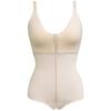 Body Modelador Plus Size Levanta Bumbum, Modelador Corporal Completo com Controle de Barriga e Zíper, Modelador Peach Hip Enhancer Emagrecedor para Mulheres
