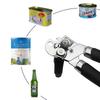 Manual Can Opening Tools Professional Manual Stainless Steel Cans Opener Practical Kitchen Corkscrew Handle Grip Bottle Opener