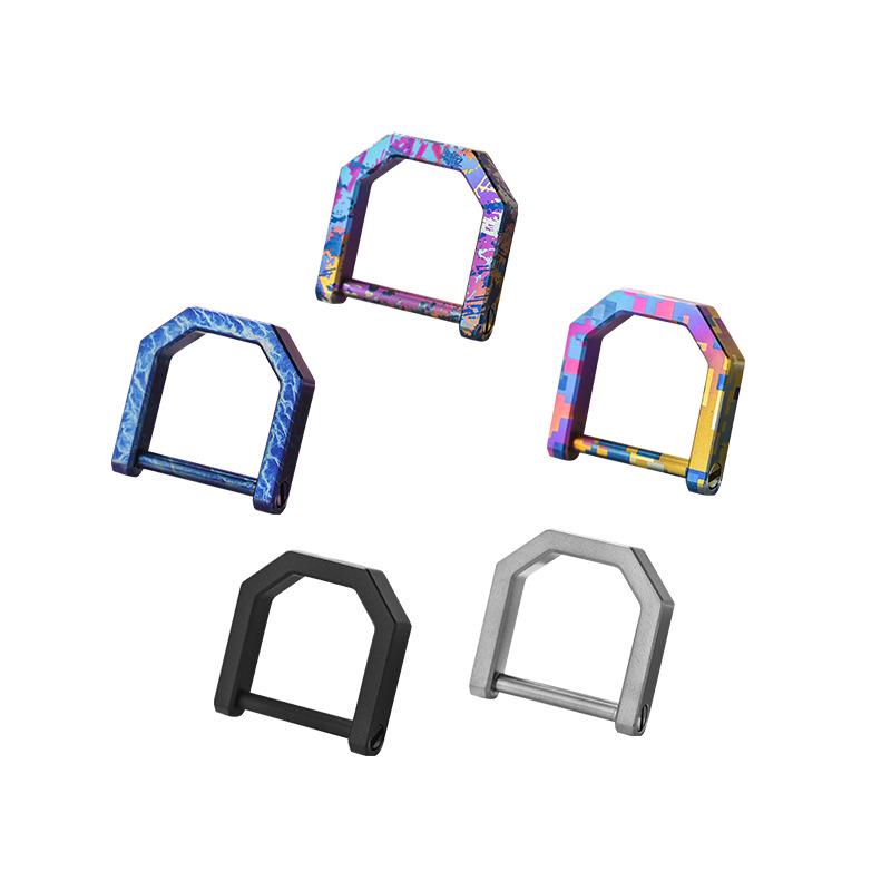 Aliaj de Titan Inel D Cataramă Potcoavă Breloc Universal