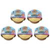 Brinquedo Squishy de Bolinho Arco-Íris com Glitter Enchido de Bolinhas Squeeze Fidget com Estojo de Cozedor Sensorial Macio para Alívio do Stress e Relaxamento