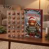 Cute Collection Figurines 2026 Highland Cow Christmas Advent Calendar, 24-Day Acrylic Countdown Ornament Set with Classroom Exchange Gifts
